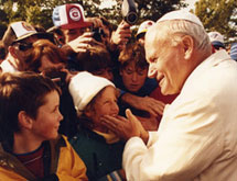 Pope John Paul II in Canada